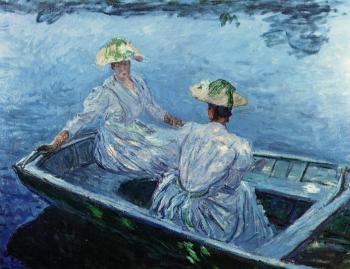 尅勞德 莫奈 The Blue Row Boat 尅勞德 莫奈 The Blue Row Boat